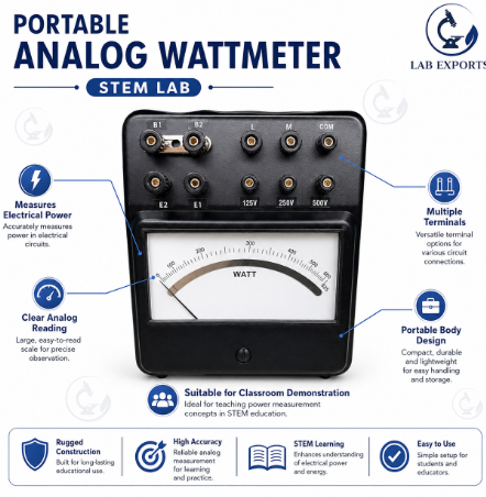 Portable Analog Wattmeter